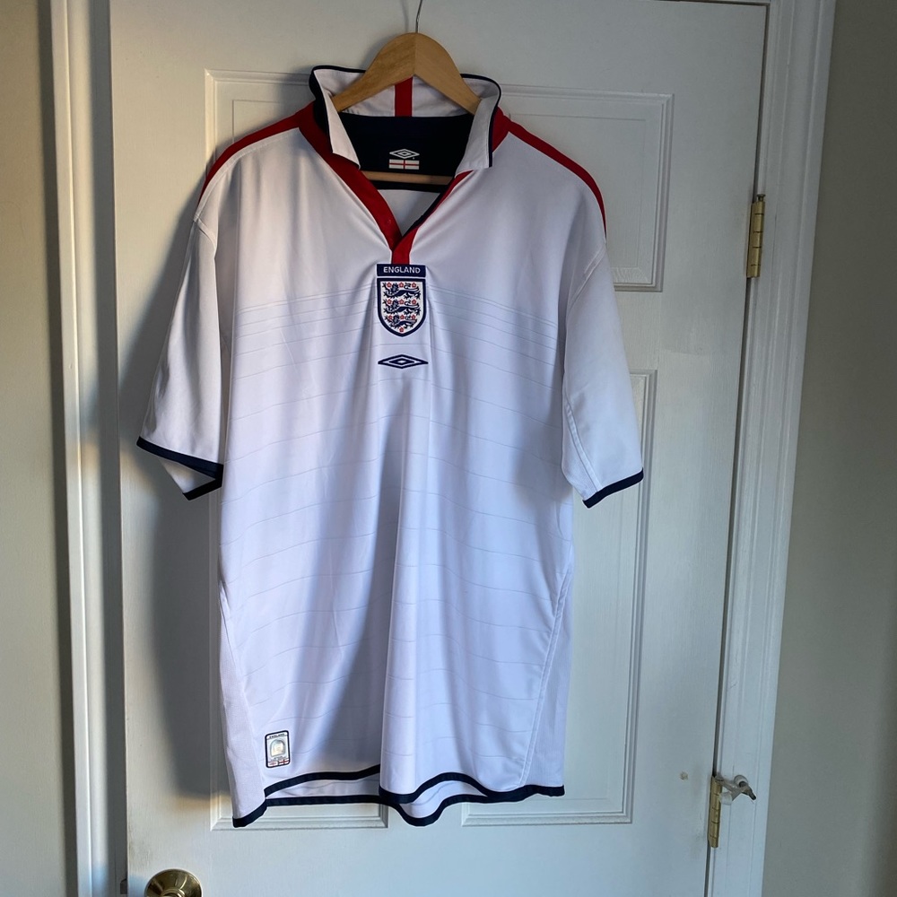 England Football Soccer National Team Jersey 2003 2005 Reversible Size Men’s XL